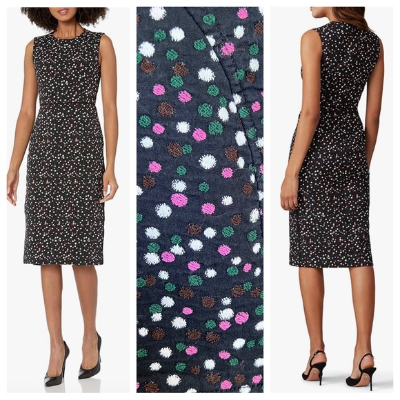 Diane Von Furstenberg Dresses & Skirts - Diane Von Furstenberg Dress Pace Polka Dot Jacquard Sheath Pencil Skirt Dress